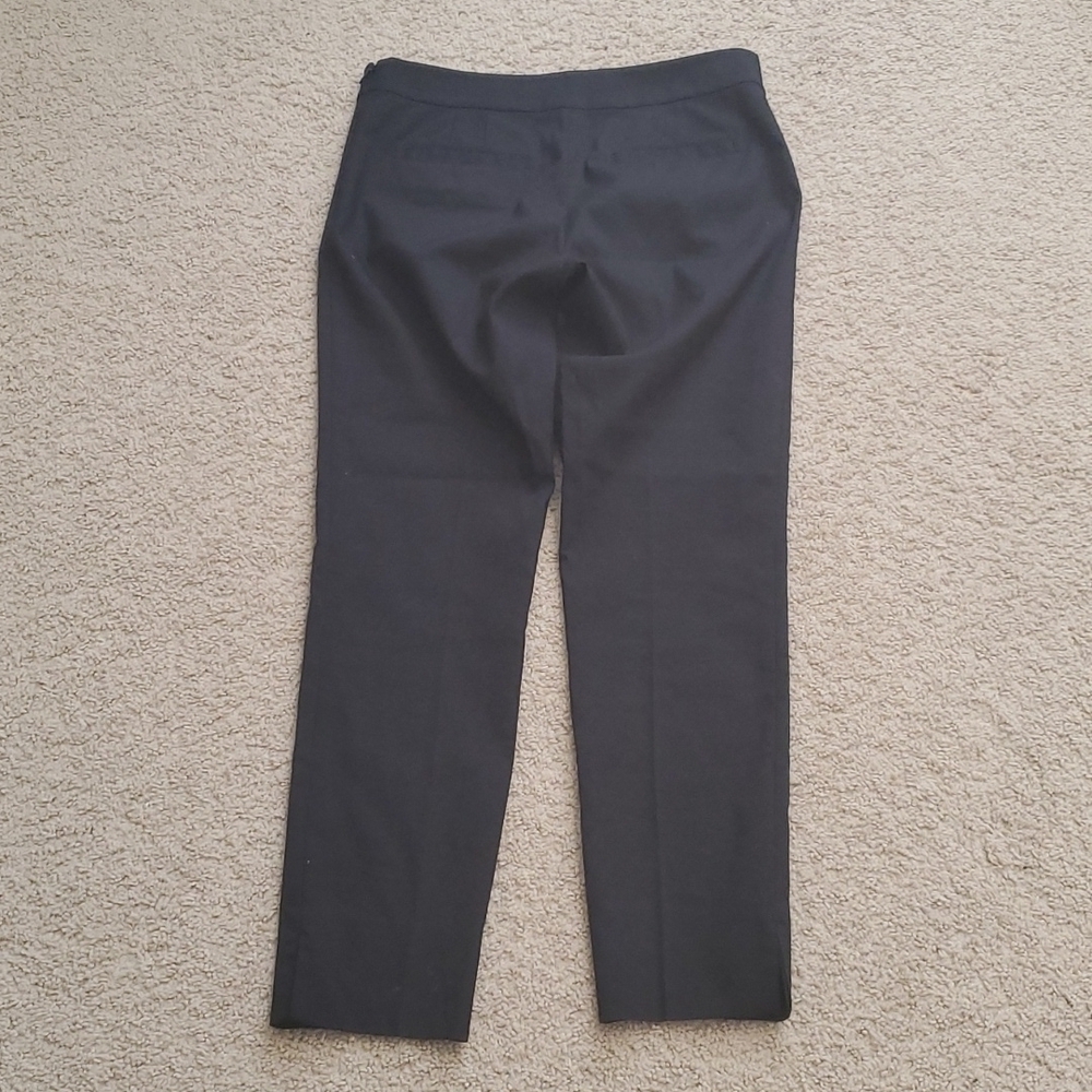 Tory Burch Callie Womens skinny slim cropped ankle side zip dress pants 2 - Picture 4 of 14